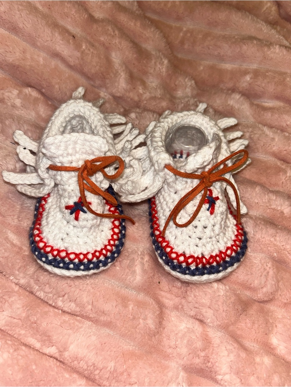 Handmade crochet Baby Moccasin Shoes
